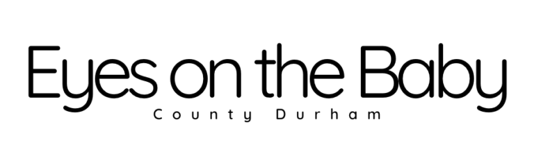 Eyes on the baby in durham logo