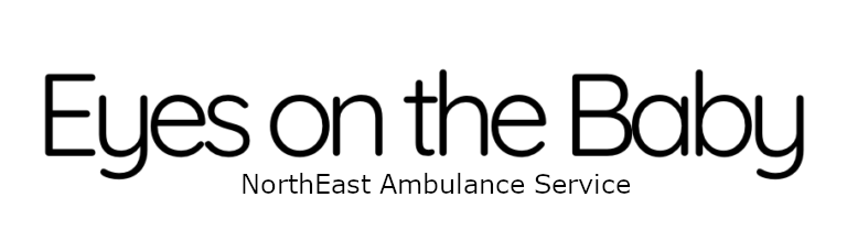Eyes on the baby NorthEast Ambulance Service logo